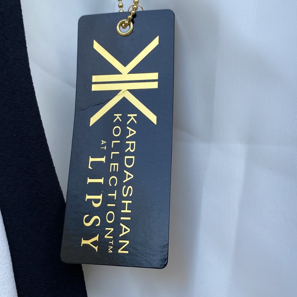 kardashian kollection white tuxedo jacket - Picture 4 of 5